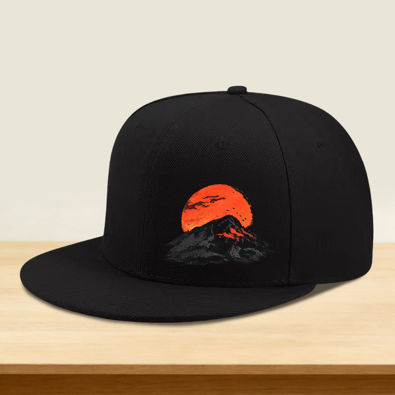 Outdoor Sport An - Cappello hip-hop con stampa del Monte