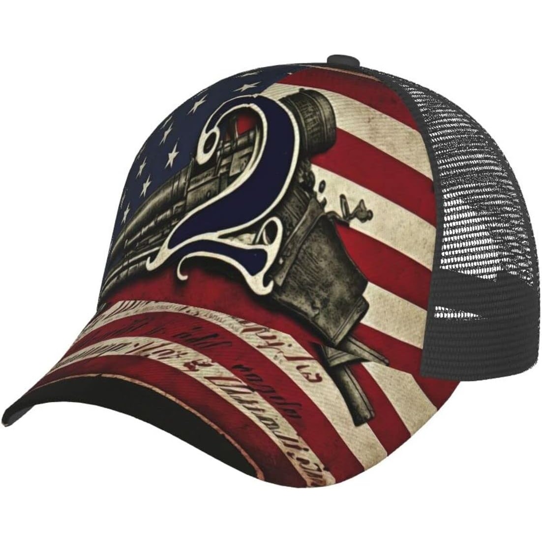 Outdoor Sport Usa - Cappellino da Baseball Vintage con Bandiera