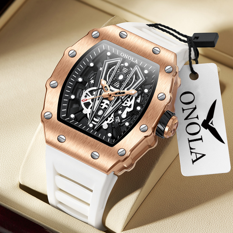 Outdoor Sport Dress - ONOLA 3826 Orologio sportivo Tonneau di