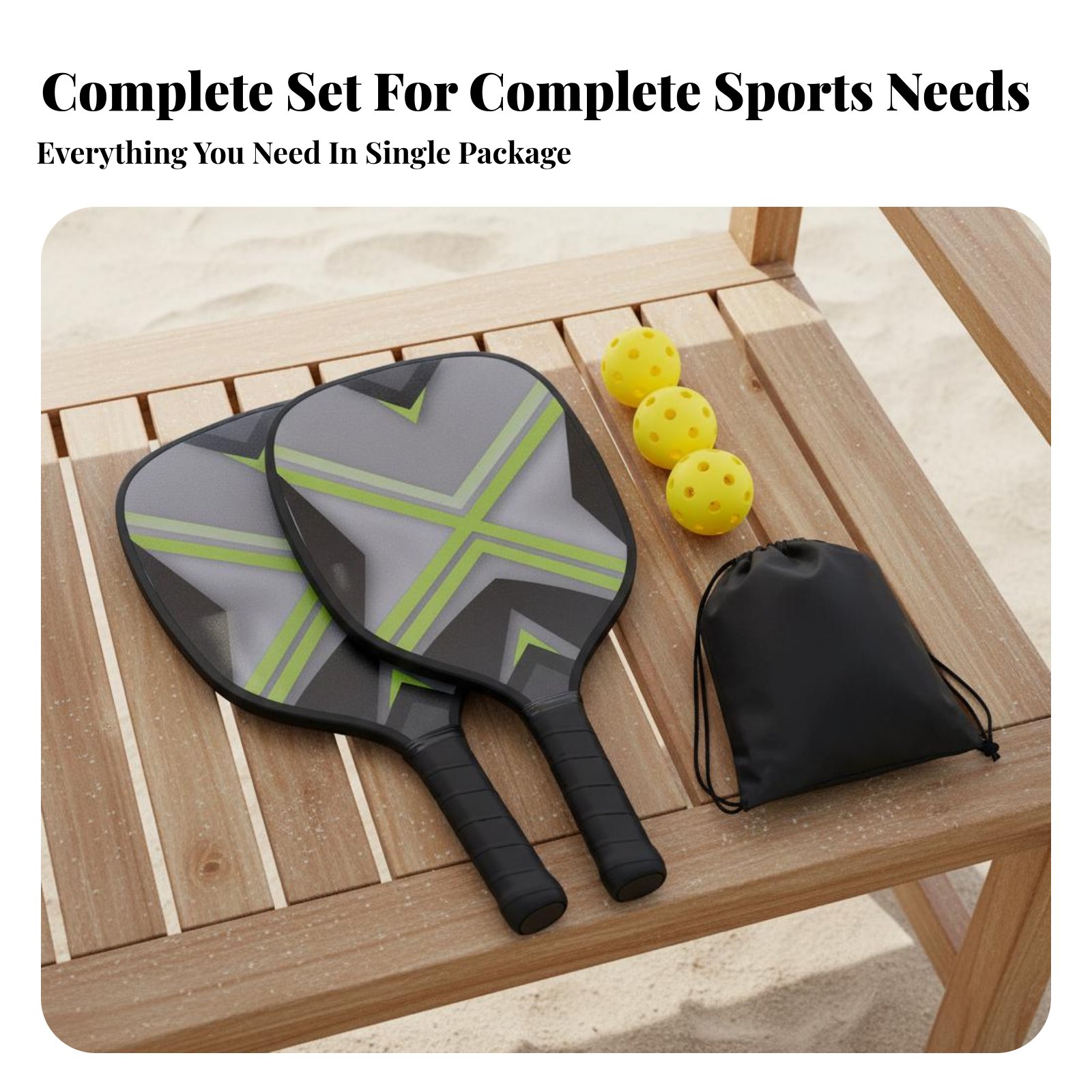 Outdoor Sports Center - Set di Racchette da Pickleball in