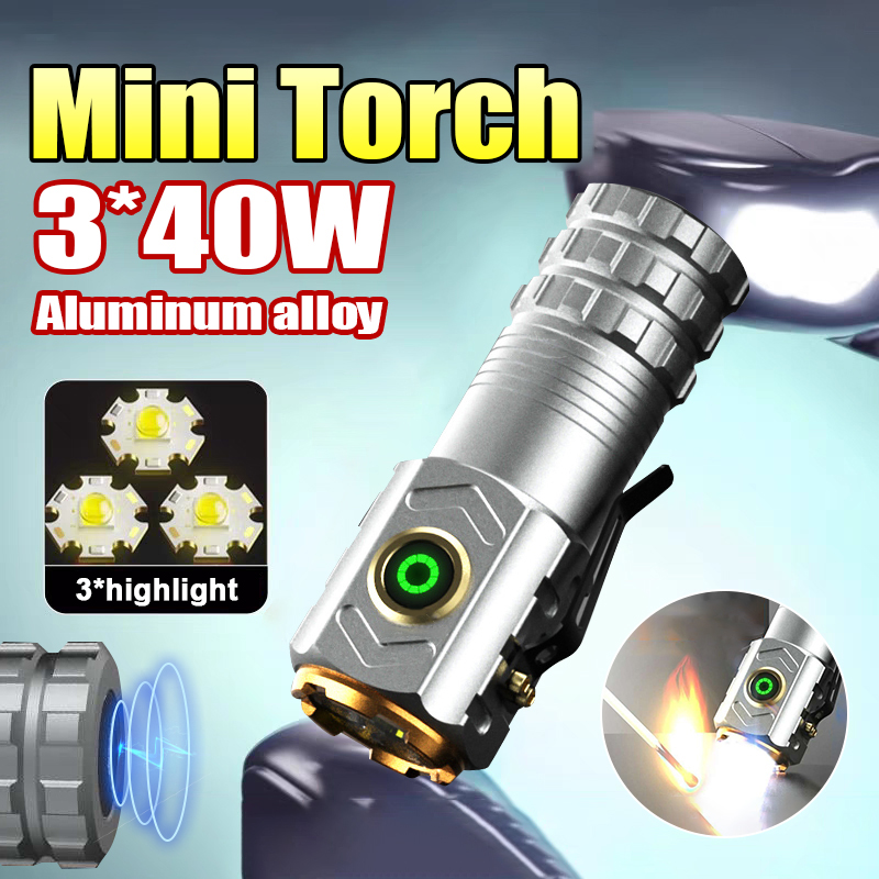 Outdoor Spotlight - Super Potente Faretto Accensione Torcia Mini
