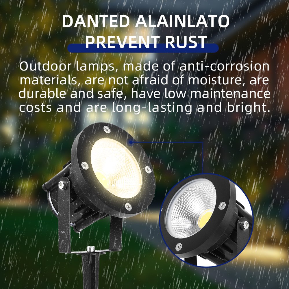 Faretto LED GU10 per Giardino, - Outdoor Spotlight recensione e prezzo