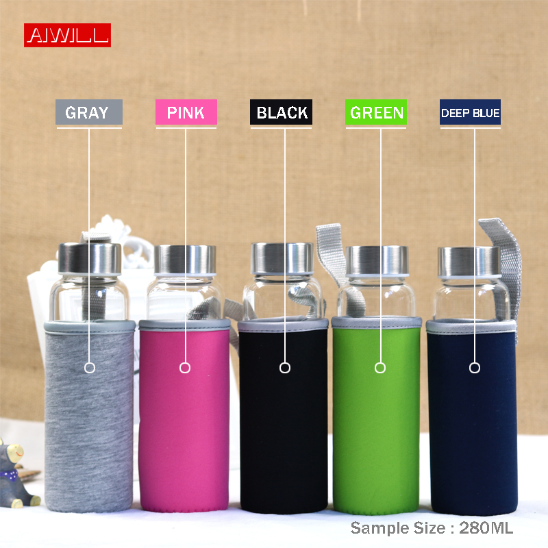 AIWILL Bottiglia d'acqua sport - Outdoor Sport Glass Water Bottle recensione e prezzo