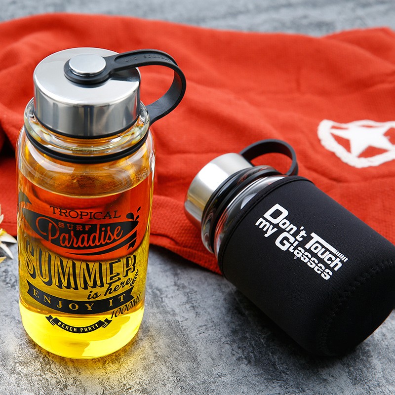 Bottiglie a prova di perdite p - Outdoor Sport Glass Water Bottle recensione e prezzo
