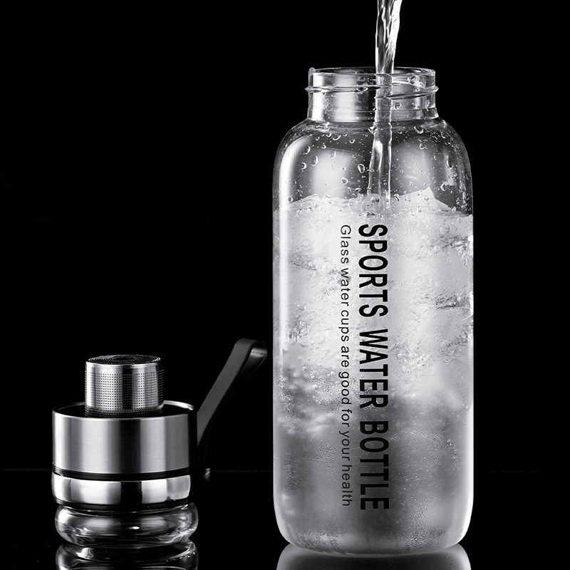 Bottiglia d'acqua in vetro da  - Outdoor Sport Glass Water Bottle recensione e prezzo
