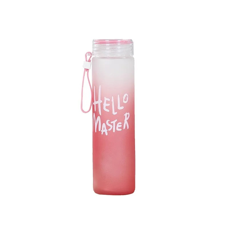 Bicchiere sportivo con lettere - Outdoor Sport Glass Water Bottle recensione e prezzo
