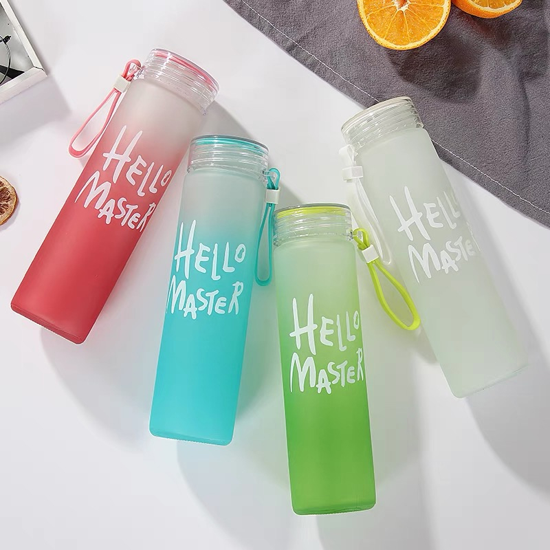 Bicchiere sportivo con lettere - Outdoor Sport Glass Water Bottle recensione e prezzo