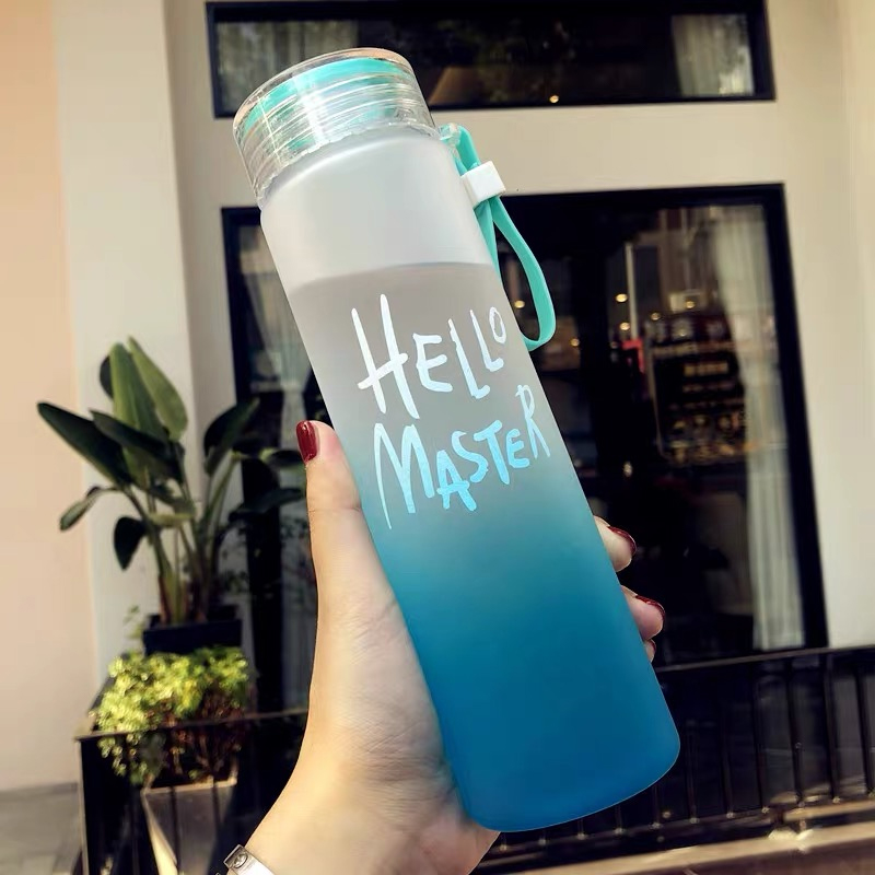 Bicchiere sportivo con lettere - Outdoor Sport Glass Water Bottle recensione e prezzo
