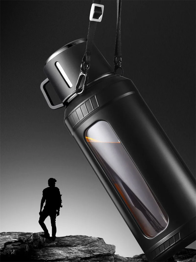 Bottiglia d'Acqua in Vetro di  - Outdoor Sport Glass Water Bottle recensione e prezzo